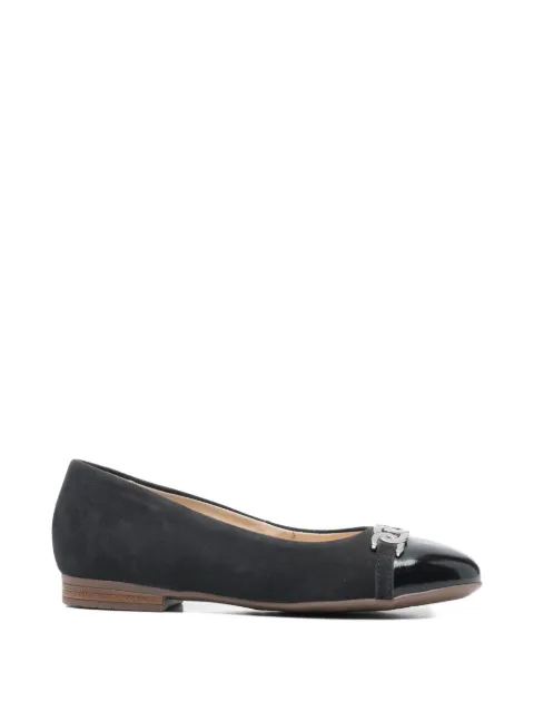 ARA chain-detail ballet flats Black 123134202