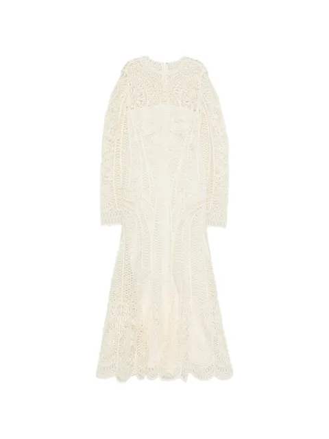 SIMKHAI long-sleeve maxi dress Neutrals 1261214E