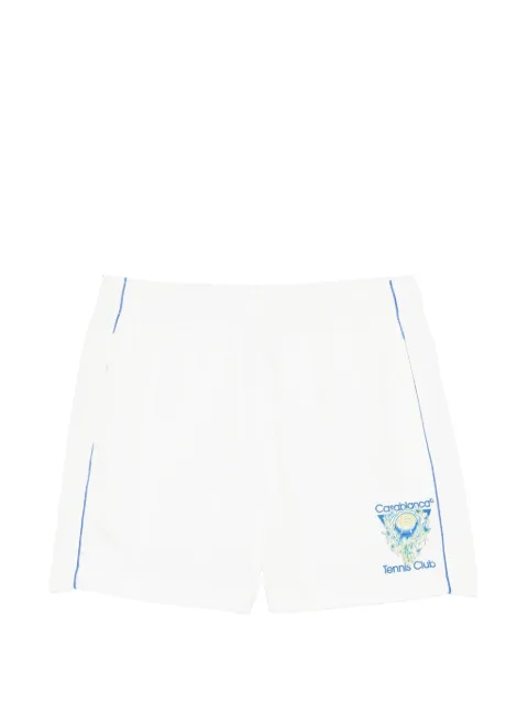 Casablanca logo-print shorts White MSP26TR02902