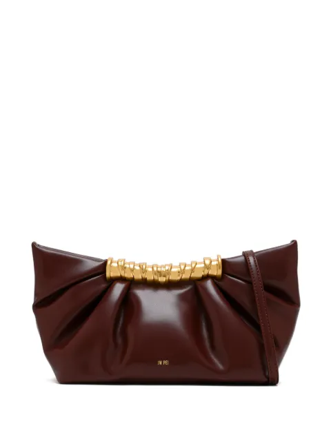 JW Pei Leia ruched clutch bag Brown 2T1954