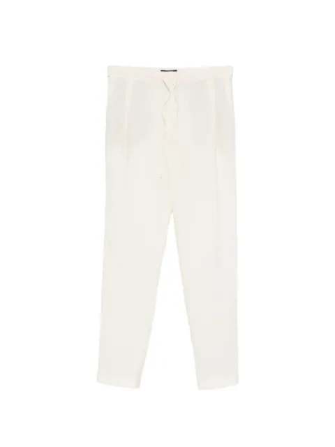 Fabiana Filippi drawstring-waist trousers Neutrals PAD266F366