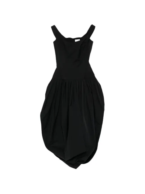 Magda Butrym pleated dress Black SUKIENKA27
