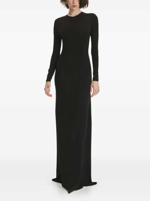 2310 STUDIO long-sleeve maxi dress Black FF61
