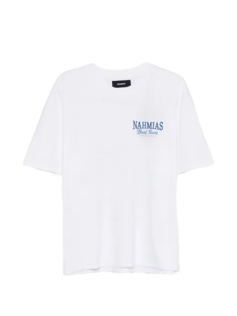 Nahmias printed crew-neck T-shirt White Y10T23N2
