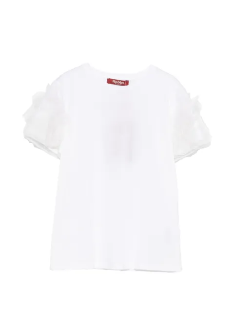 Max Mara ruffled sleeve T-shirt White 2616971013600