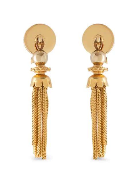 Monet Pre-Owned tassel clip-on earrings Gold ER026270
