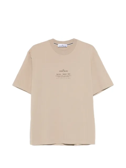 Stone Island logo-print T-shirt Neutrals L1S152100001S0285