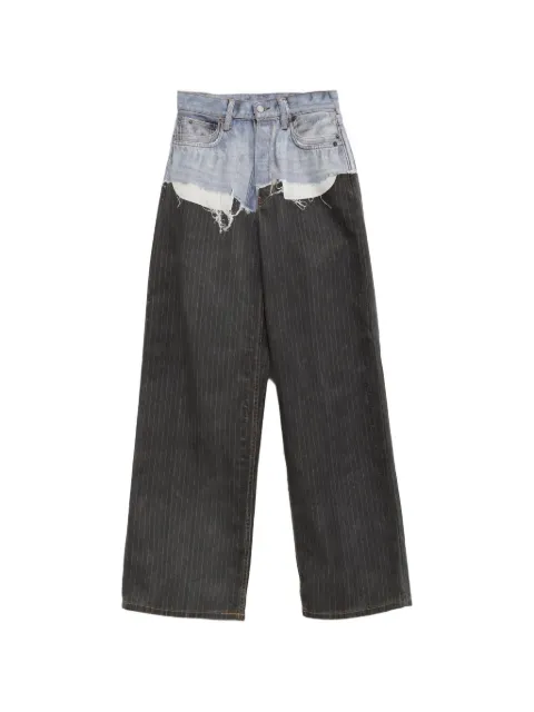 Acne Studios trompe-l’œil jeans - 1981 Black CK0139