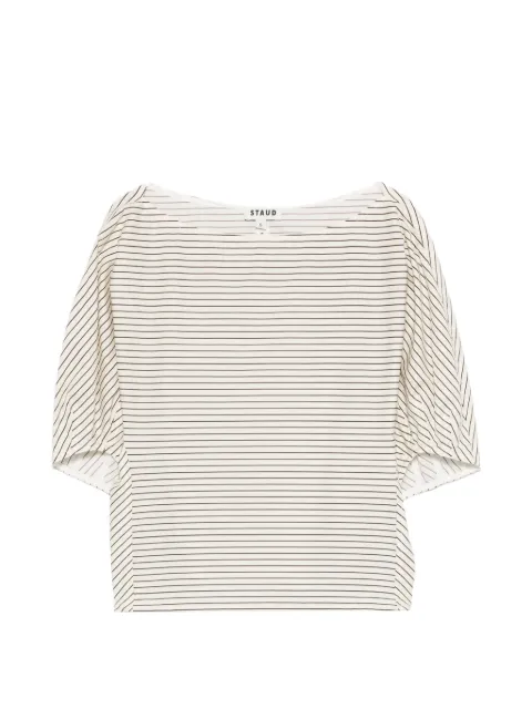 STAUD Didi striped top Neutrals R26R1169YP