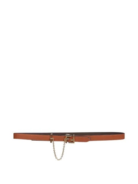 FENDI FF buckle reversible belt Brown 8C0761ASUO