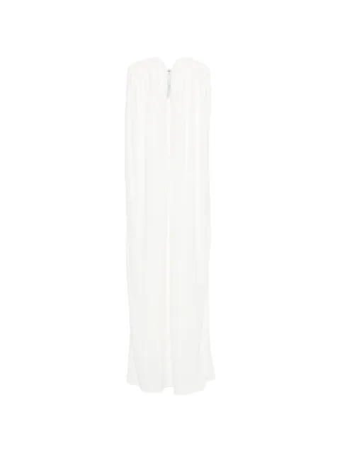 Stella McCartney Forever Stella gathered maxi dress White 6A06663GU301