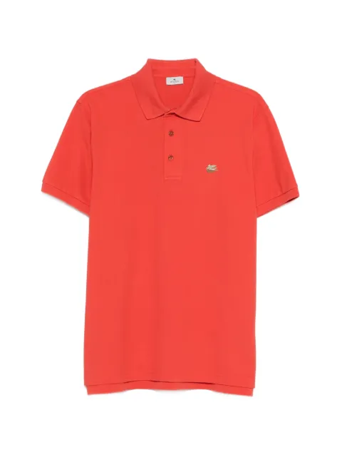 ETRO button logo-detail polo shirt Orange MRMD0005AU135