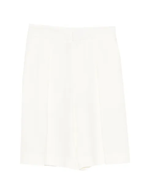 Victoria Beckham pleated shorts White 1126WSR006920C
