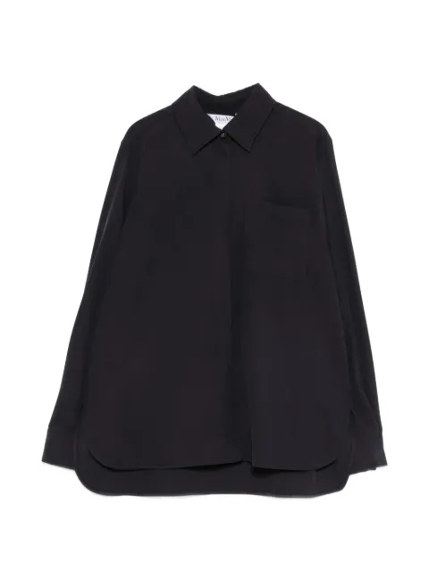 Max Mara breast-pocket long-sleeve shirt Blue 2611111151600