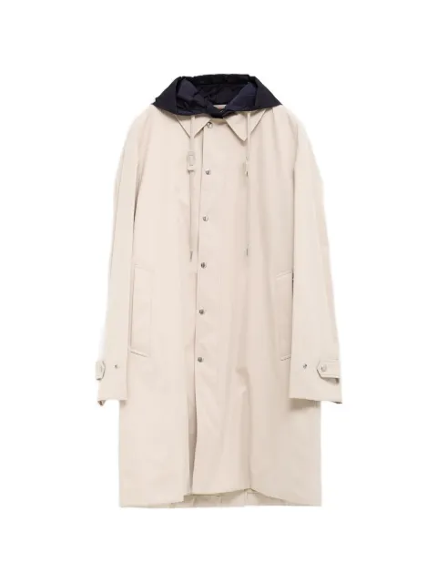 Moncler Kervoyal button fastening coat Neutrals L10911C000015994S