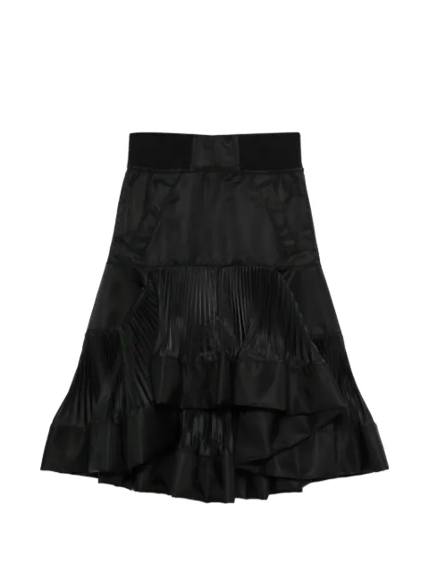 sacai pleated midi skirt Black 2608307