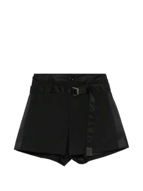 sacai high-waist shorts Black 2608291