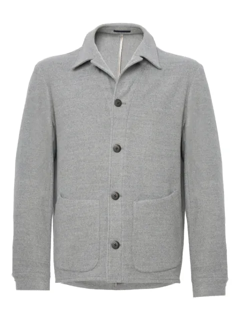 FRANZESE COLLECTION wool overshirt Grey 2OSCRAATXAQVUI21