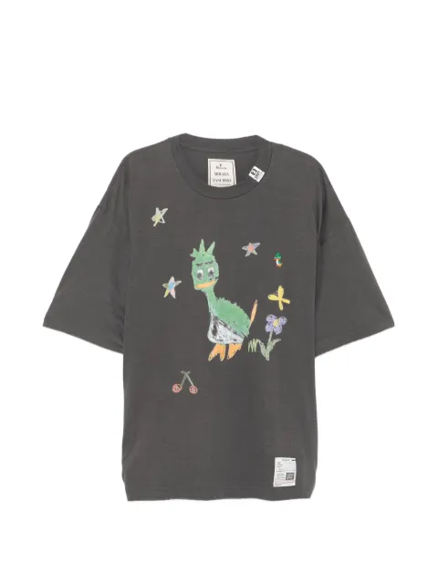 Maison MIHARA YASUHIRO Leon Kids Doodle T-shirt Black J16TS862