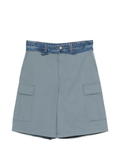 MM6 Maison Margiela denim-panel cargo shorts Blue SH0MU0021MTN138