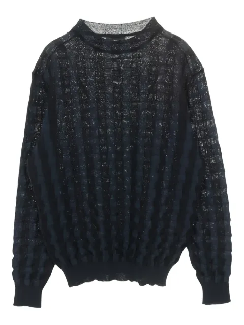 Jil Sander Pre-Owned 2010s crew-neck long-sleeve sweater Black 1035011
