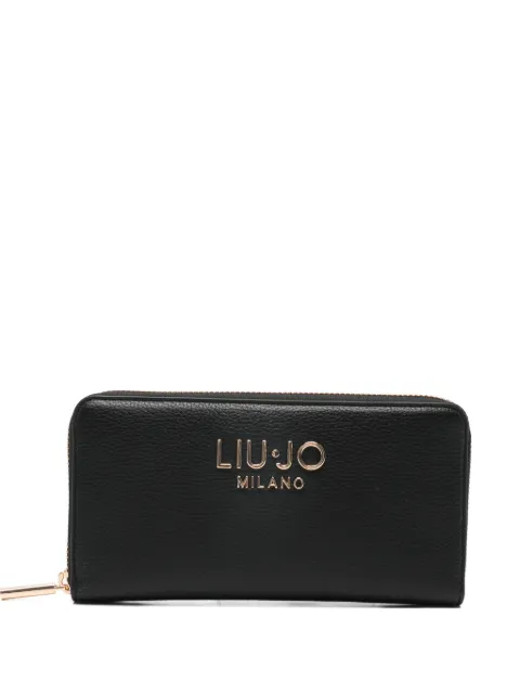 LIU JO large purse with zip Black AA6170E1012