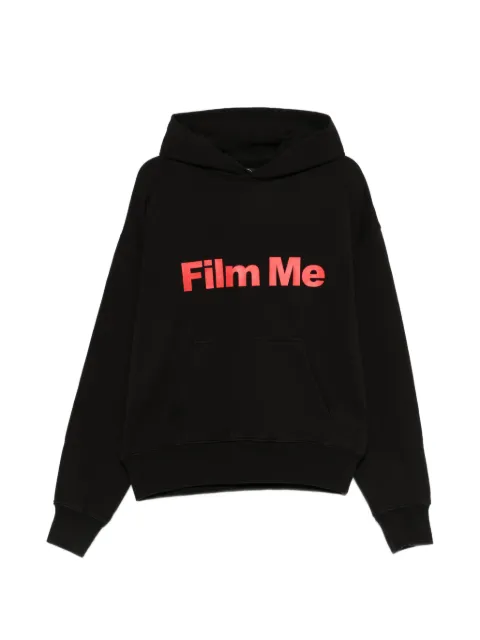 Boiler Room printed hoodie Black AW25HD13
