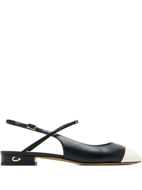 Jennifer Chamandi Mattia cap-toe pumps Black JC11123BLNACHKWHPATCWS