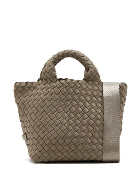 NAGHEDI St. Barths petit woven-design tote bag Neutrals SN03011LD