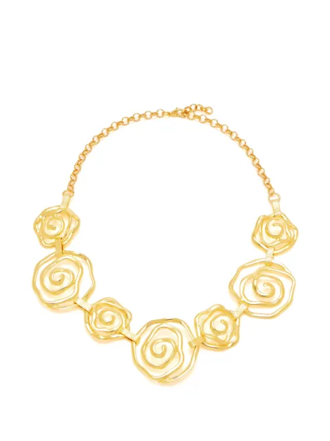 Lynyer Rose pendant necklace Gold FLVRTXCHKR