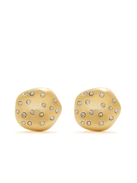 Lynyer Aurora Dust embellished stud earrings Gold LYNAURDSTEAR