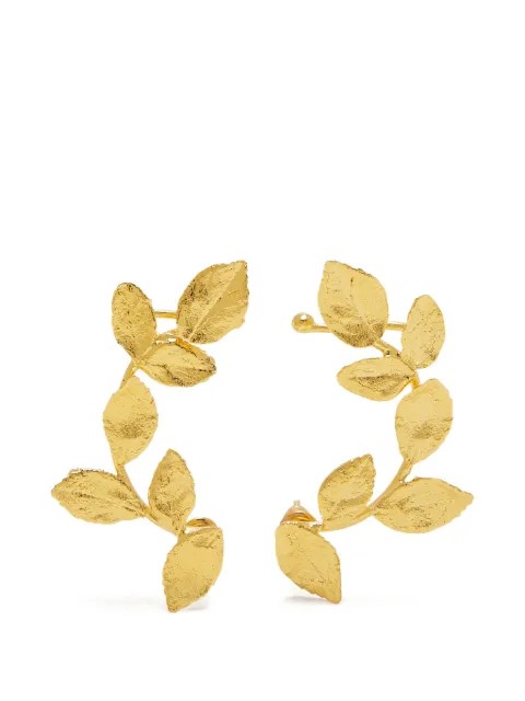 Lynyer Climbing Leaf earrings Gold LYNCLMLEAFEAR