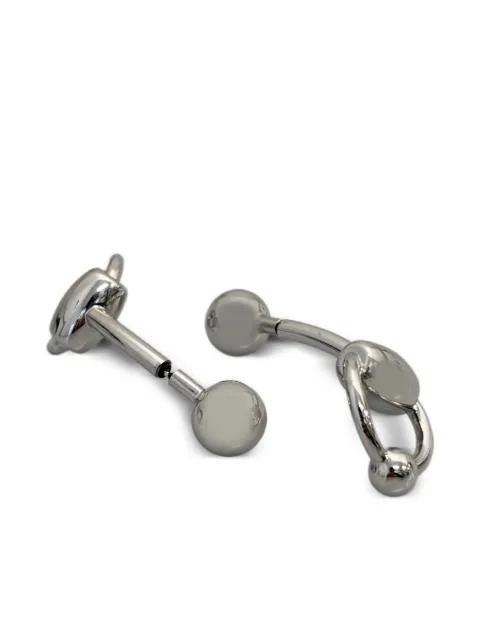 Jean Paul Gaultier Equestrian earrings Silver JW054X053