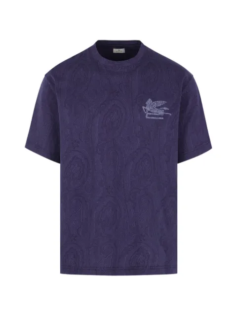 ETRO paisley T-shirt Purple MRMA0004AKG49B0078