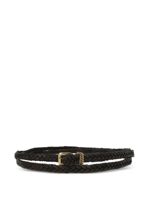 ETRO braided buckled belt Brown WP3B0068AE317