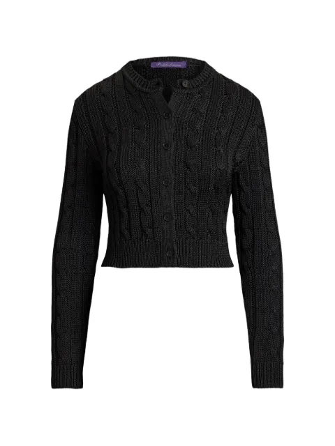 Ralph Lauren Collection cable-knit cardigan Black 290P08728006