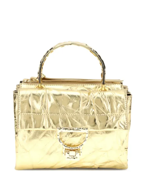Coccinelle Arlettis textured clutch bag Gold E1U3F55B701
