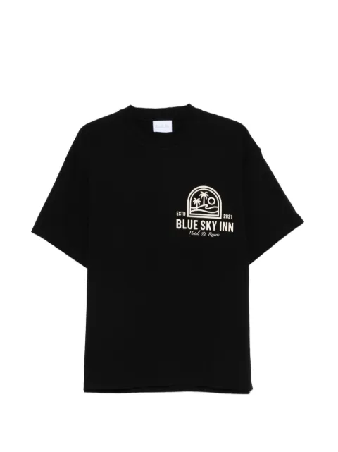 BLUE SKY INN resort logo T-shirt Black BS2504TS100