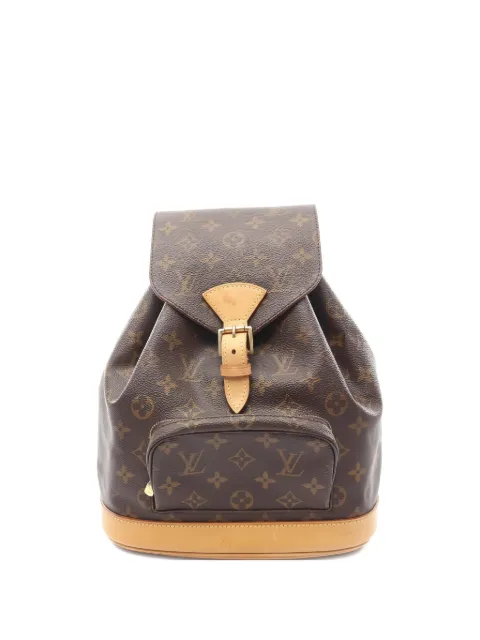 Louis Vuitton Pre-Owned 2000s MM Montsouris Monogram buckle backpack Brown 1035539SP0040
