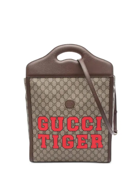 Gucci Pre-Owned 2010s GG supreme leather tote bag Neutrals 1034783