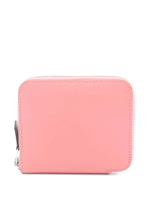 Hermès Pre-Owned 2020s Azap zip round wallet Pink 1035427Y
