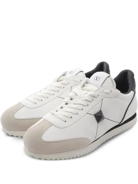 Valentino Garavani Pre-Owned 20s rockstud leather sneakers White 1035062