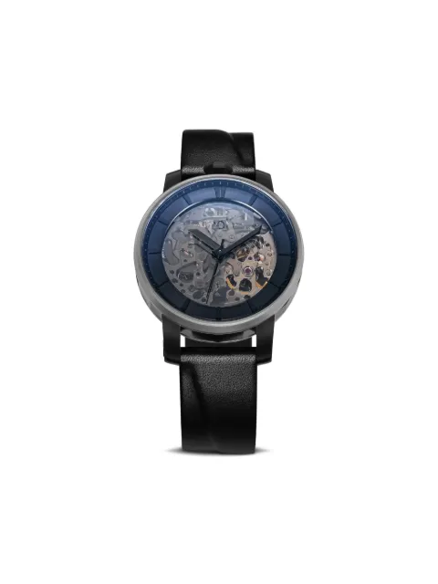 Fob Paris R360 36mm watch Grey R360SISYPHOSSINGLEBLACKLEATHERW