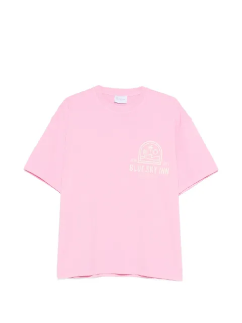 BLUE SKY INN logo resort T-shirt Pink BS2504TS101