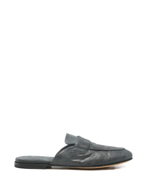 Officine Creative Blair loafer-style flat mules Grey OCDBLAI010CAMAX