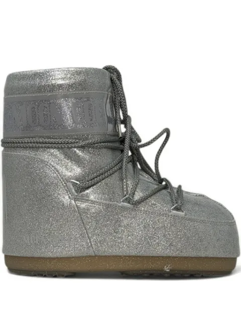 Moon Boot Icon Low Glitter boots Silver 80D1409440