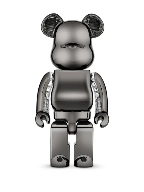 MEDICOM TOY Be@rbrick Audio Chrome Platinum Edition speaker Grey BACP01