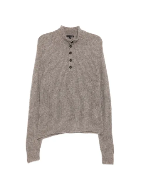 James Perse button lightweight jumper Neutrals MLTC3834