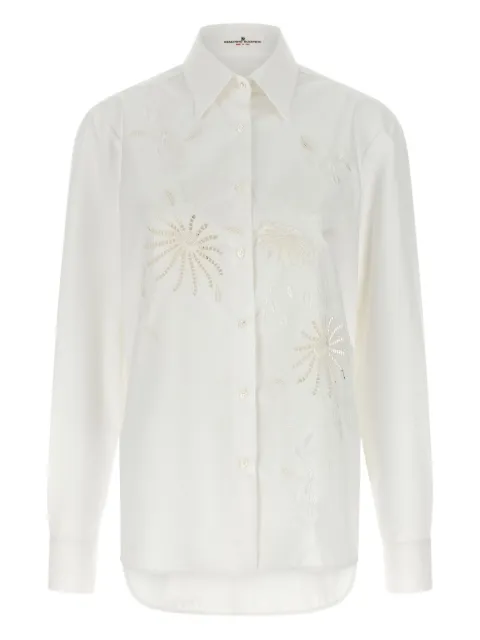 Ermanno Scervino embroidery-floral shirt White D482K362RWGF10602