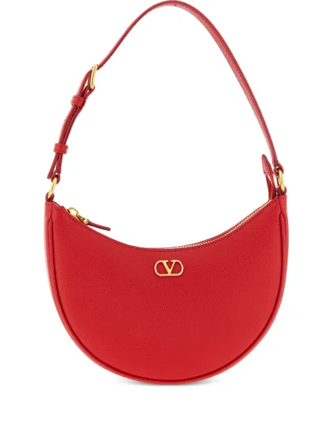Valentino Garavani VLogo signature mini shoulder bag in grainy calfskin Red WP0AK3SNP